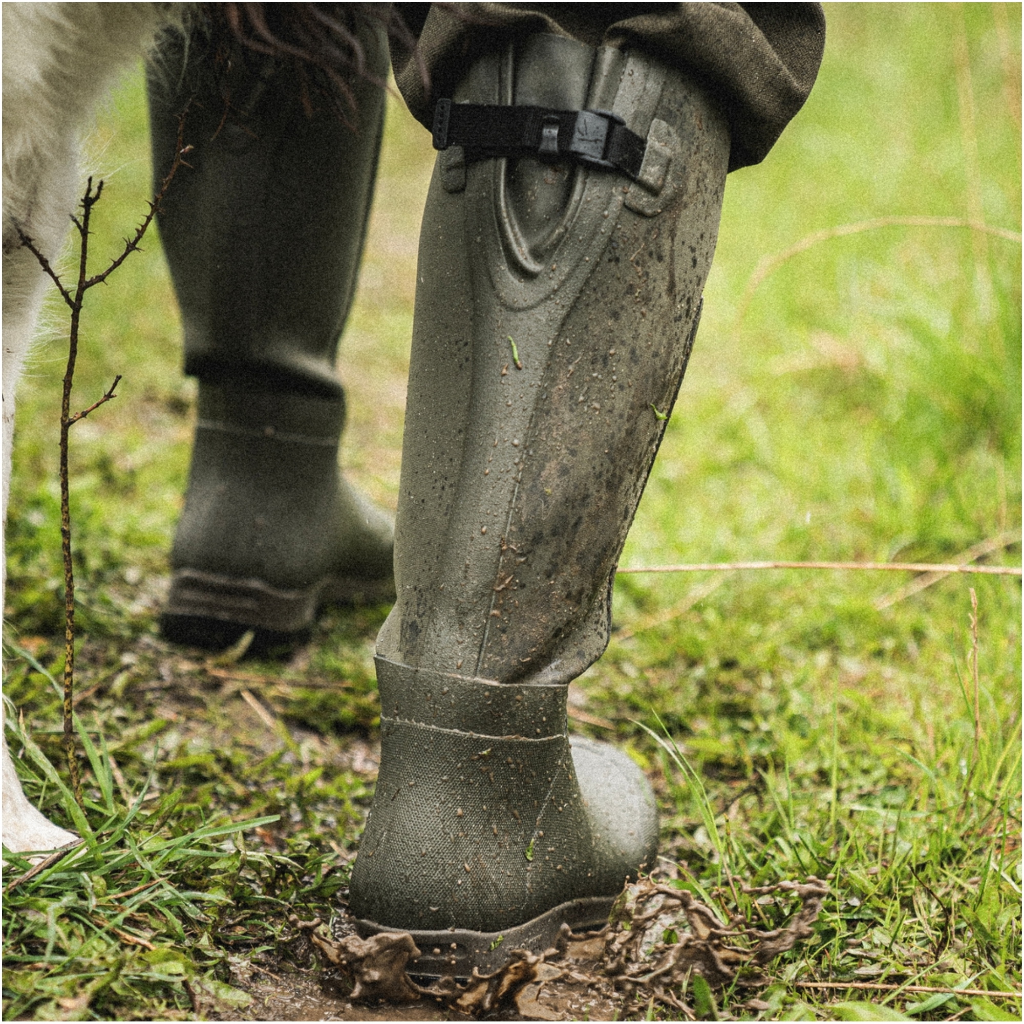 Seeland Mens Hillside Flex Wellington Boots 40383 - Pine Green